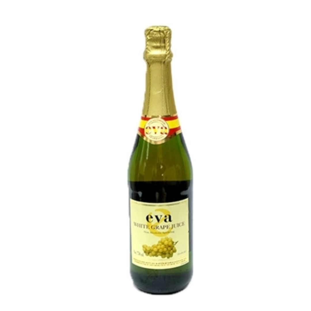 EVA SPARKLING JUICE WHITE GRAPE 750ML